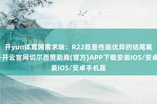 开yun体育网需求端：R22既是性能优异的结尾氟制冷剂-开云官网切尔西赞助商(官方)APP下载安装IOS/安卓手机版