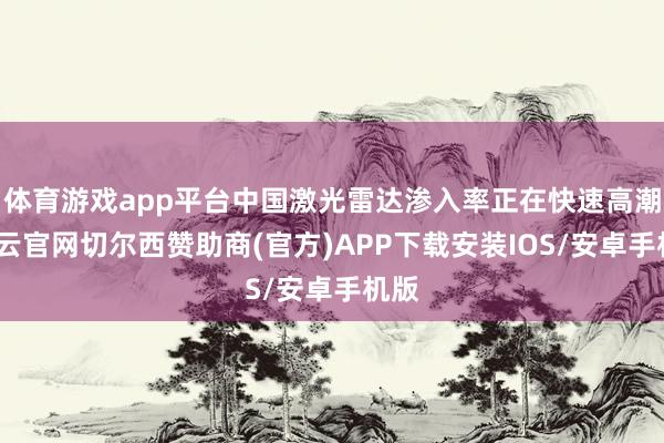 体育游戏app平台中国激光雷达渗入率正在快速高潮-开云官网切尔西赞助商(官方)APP下载安装IOS/安卓手机版